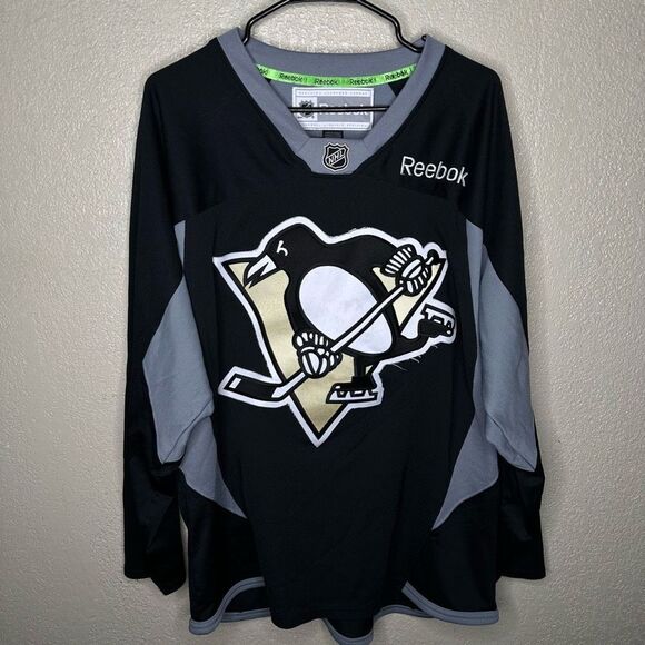 Pittsburgh PENGUINS Off Lic REEBOK Practice Jersey and Shorts XL/M - Picture 2 of 11